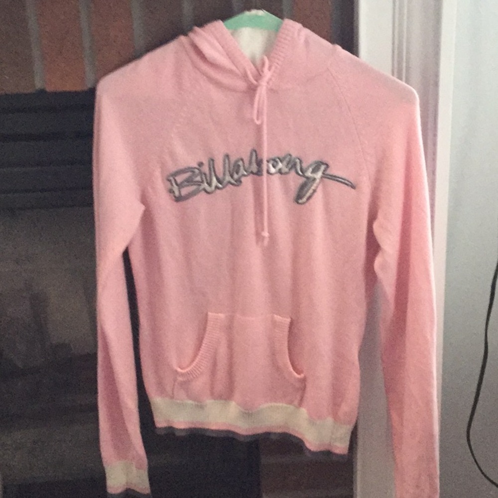 Pink billabong sweatshirt/hoodie